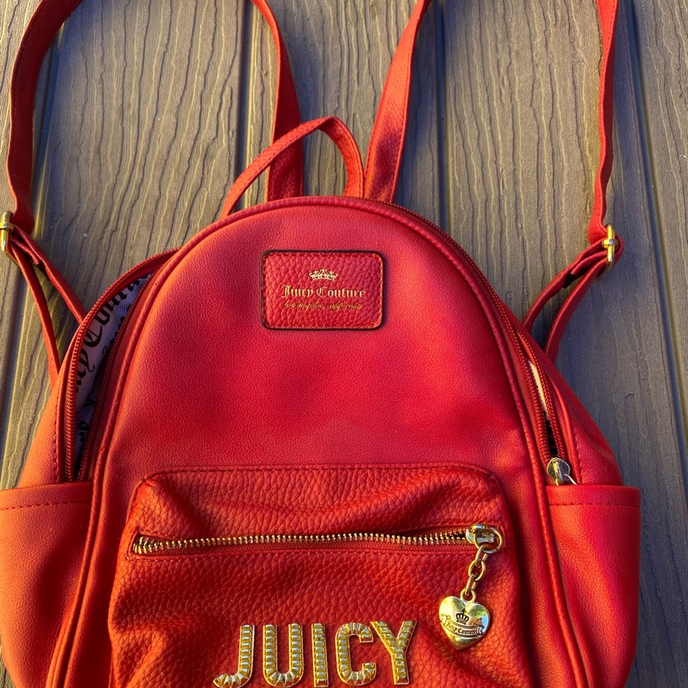 Mini Backpack, Juicy, Red